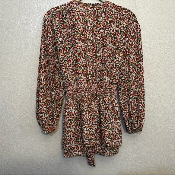 Max Studio |  Floral Blouse Size Large - Picture 7 of 12